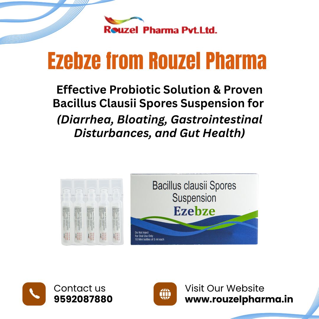 Ezebze from Rouzel Pharma – Effective Probiotic Solution with Premium Composition of Bacillus Clausii Spores Suspension