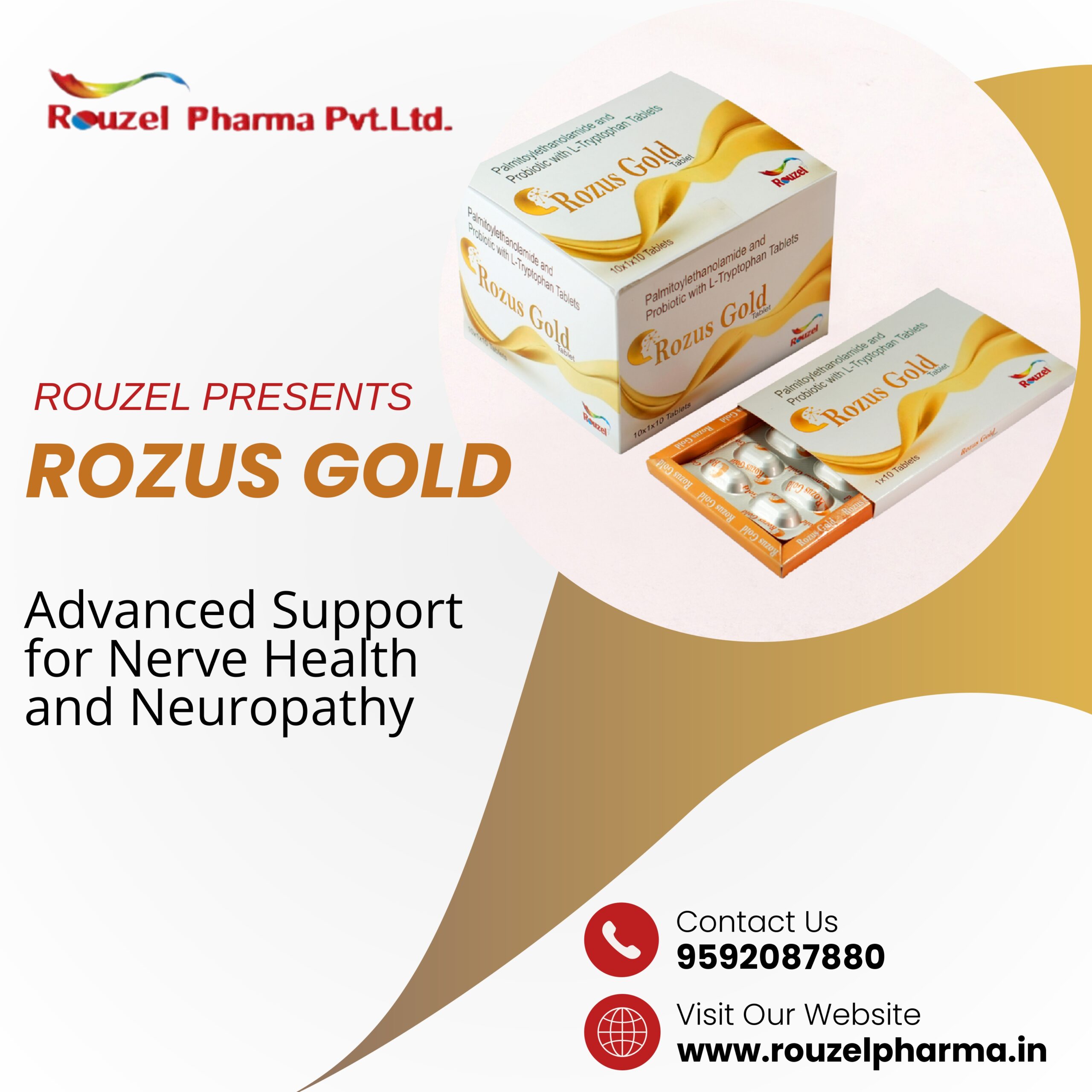 ROUZEL Presents ROZUS GOLD – Advanced Support for Nerve Health and Neuropathy