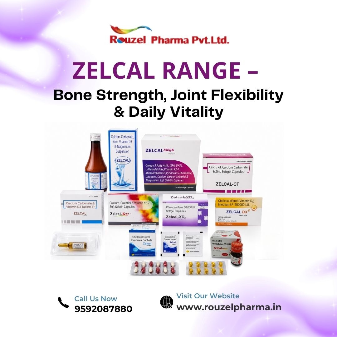 ZELCAL Range – Bone Strength, Joint Flexibility & Daily Vitality